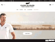 Tablet Screenshot of classic-all-blacks.com